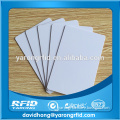 ISO1443A 13.56MHZ Type 2 Ntag213 printable Blank NFC PVC blank chip Card With Factory Price